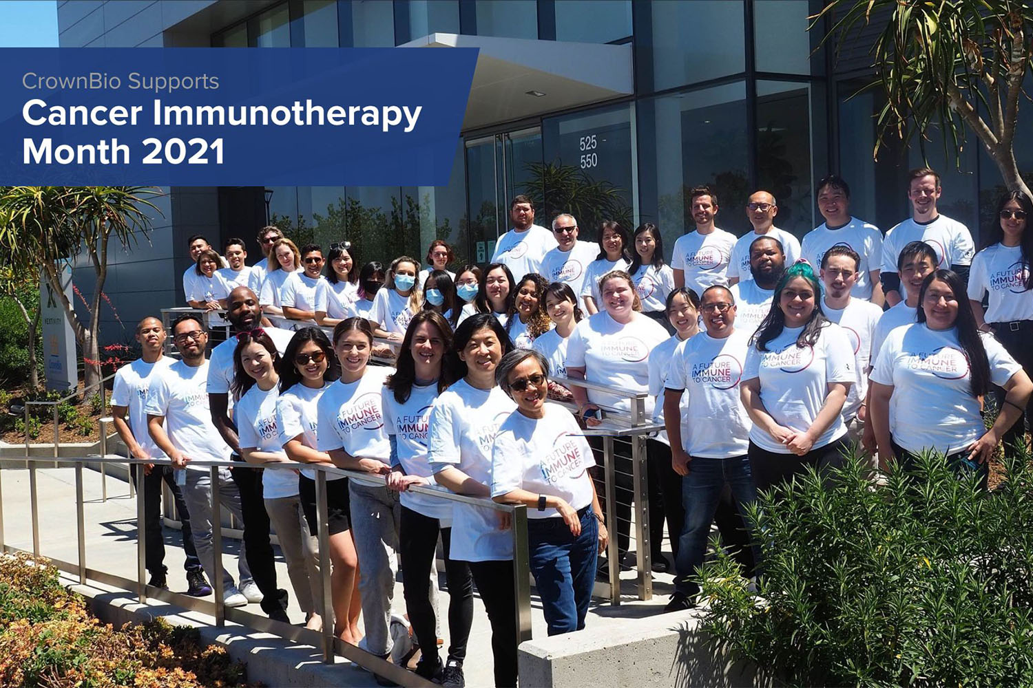 Employees of Crown Bioscience join the Cancer Research Institute and thousands of others on social media for a global #Immune2Cancer Day of awareness of the power of immunotherapy to transform cancer treatment.